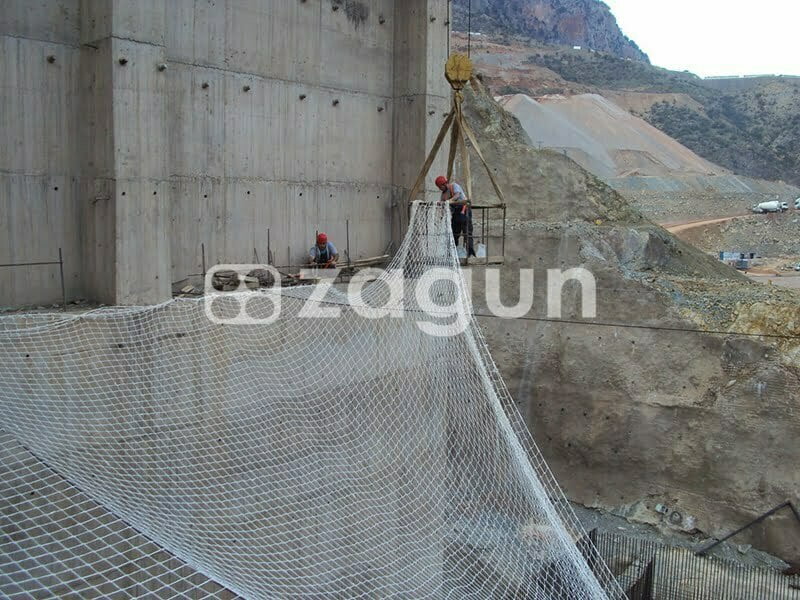 Kozan HES Köprü Barajı Güvenlik Ağı Uygulama 8 Kozan HES Kopru Baraji