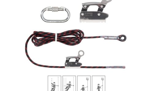 Zagun Can Halatı Örgülü Halattan Halat Tutuculu + Karabinalı ZGN 55